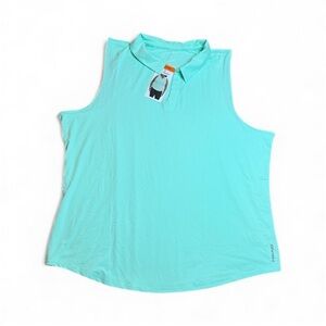 NWT HEAD Women's Sleeveless Polo - Mint Green sz XXL